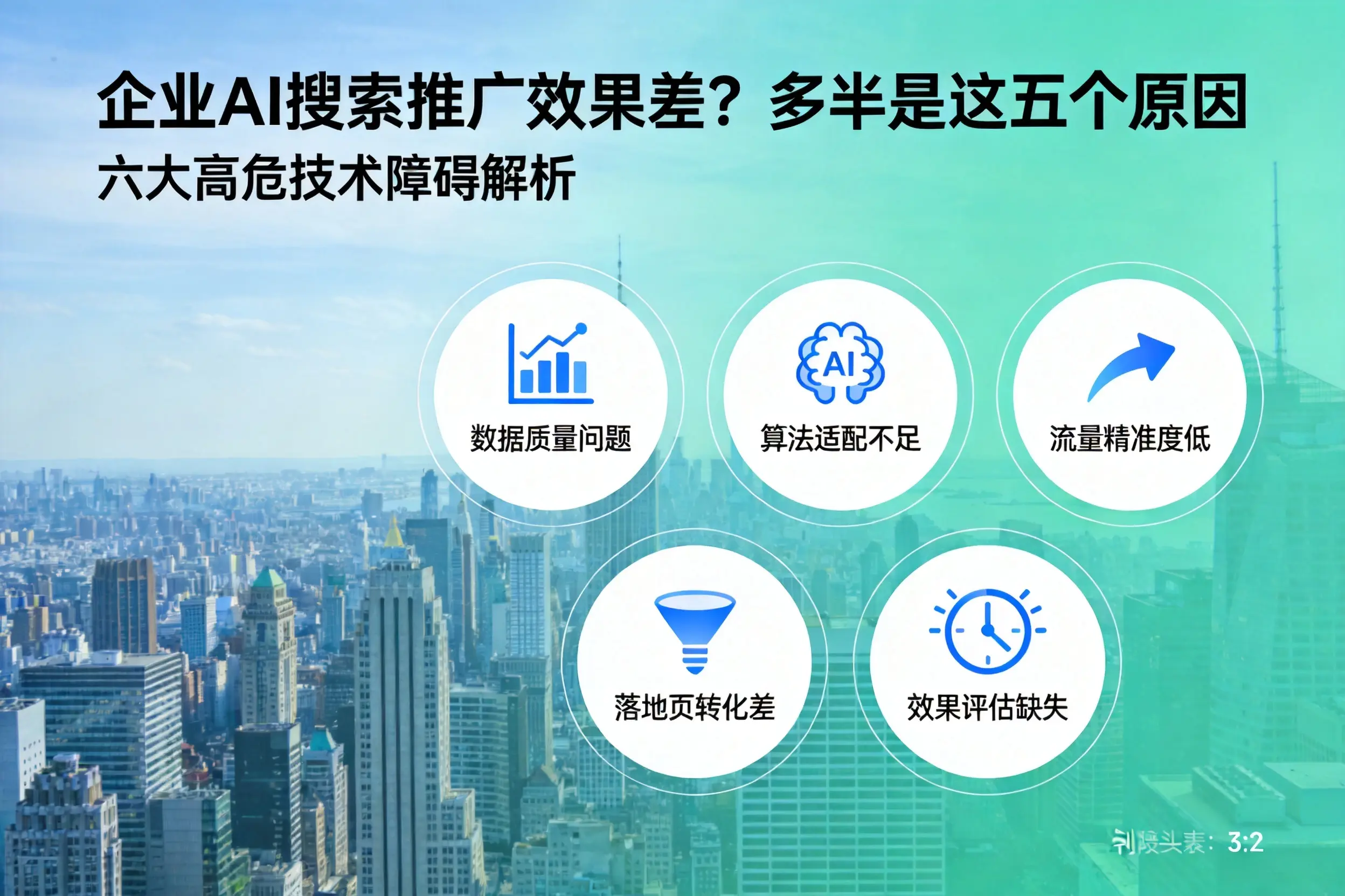 中站企业AI搜索推广效果差?多半是这五个原因